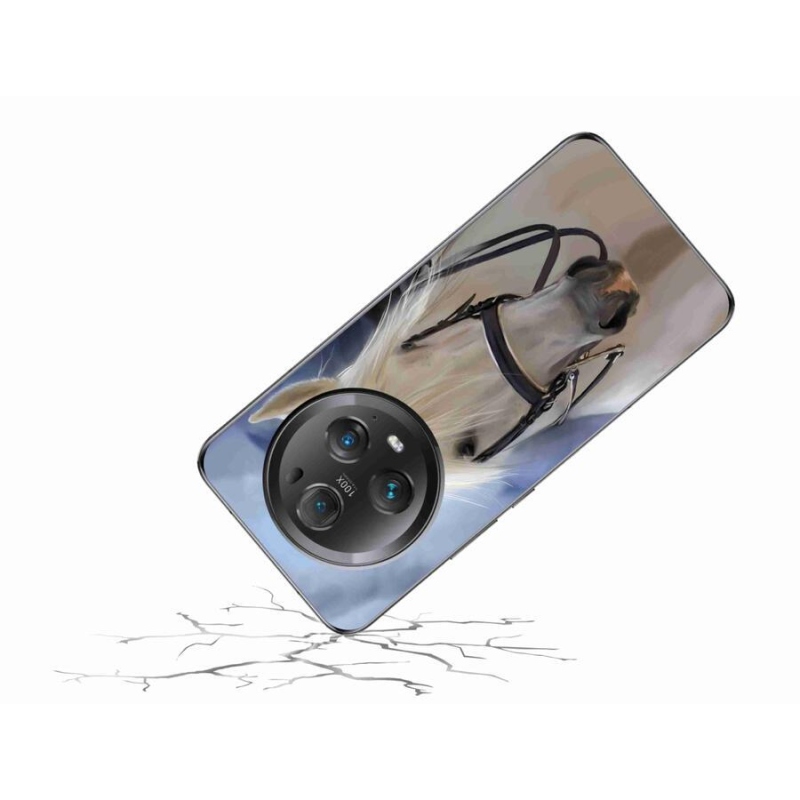 Gél borítás mmCase a Honor Magic 5 Pro 5G készülékhez - fehér ló