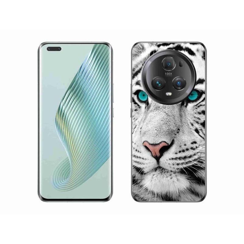 Zselés borítás mmCase a Honor Magic 5 Pro 5G készülékhez - fehér tigris