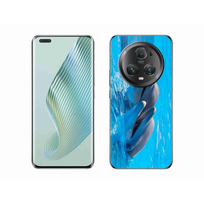 Zselés borítás mmCase a Honor Magic 5 Pro 5G készülékhez - delfinek
