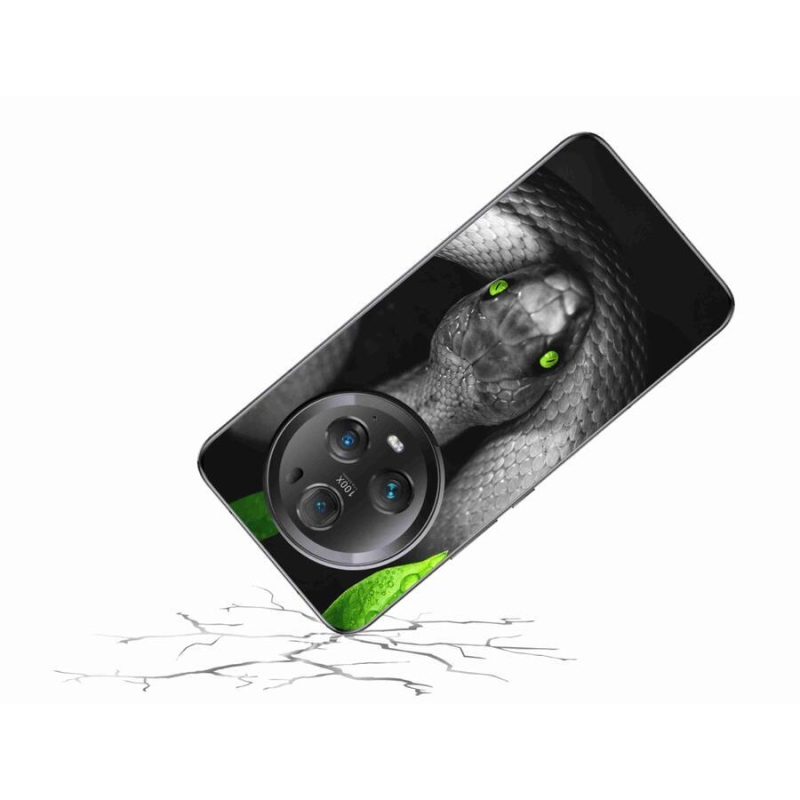 Zselés borítás mmCase a Honor Magic 5 Pro 5G számára - kígyó