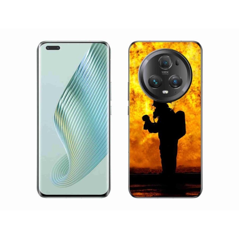 Gél borítás mmCase a Honor Magic 5 Pro 5G számára - tűzoltó