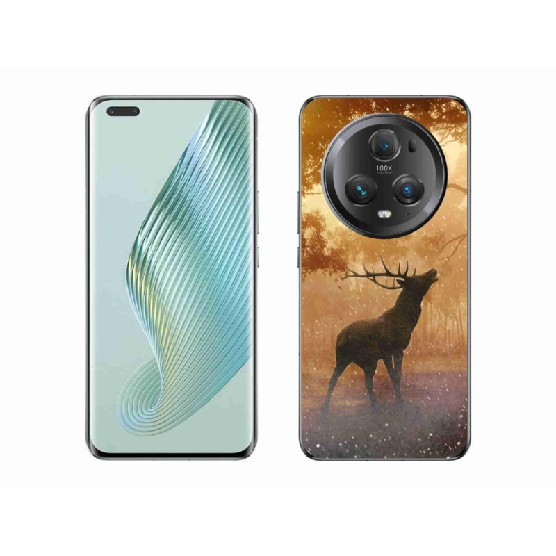 Zselés borítás mmCase a Honor Magic 5 Pro 5G-hez - szarvasok a vadászaton