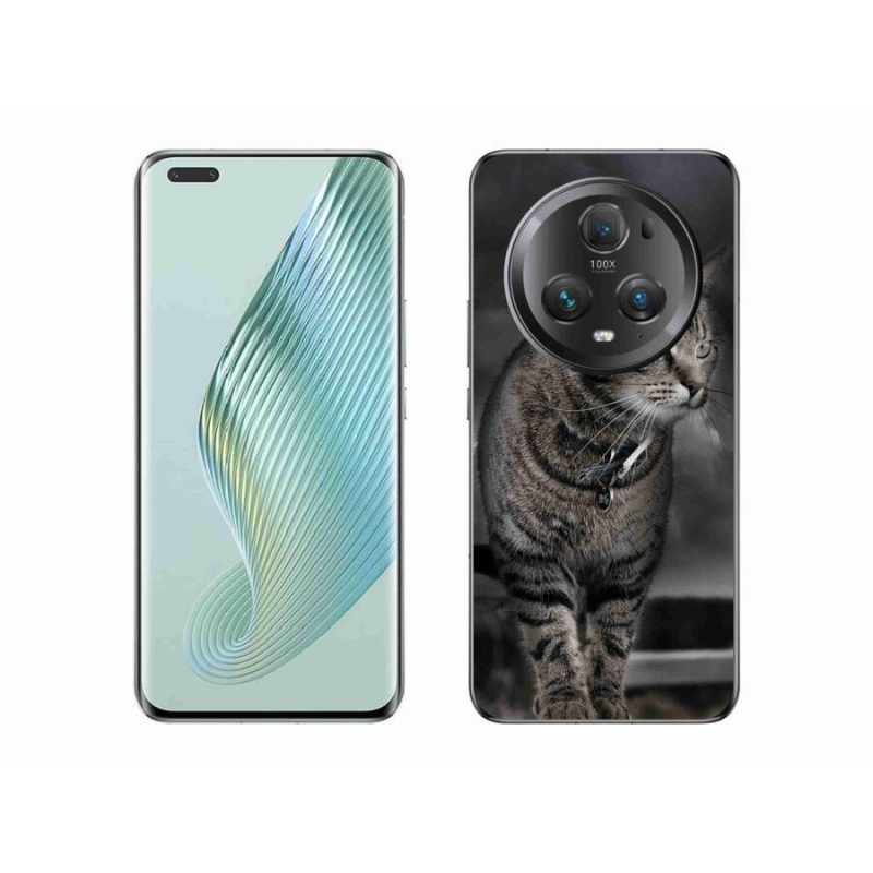 Zselés borítás mmCase a Honor Magic 5 Pro 5G készülékhez - macska