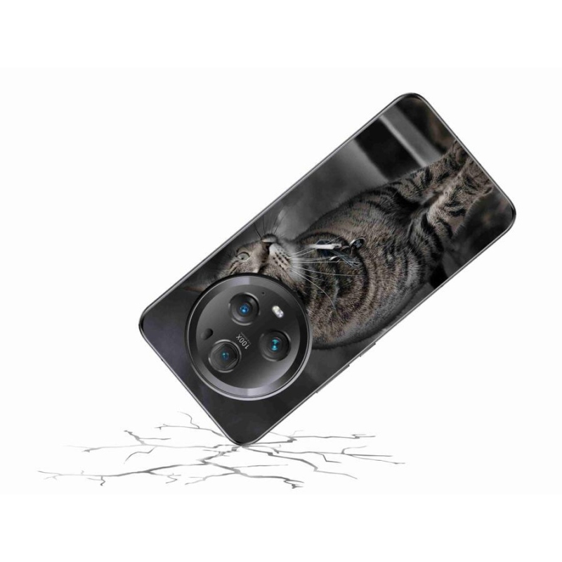 Zselés borítás mmCase a Honor Magic 5 Pro 5G készülékhez - macska