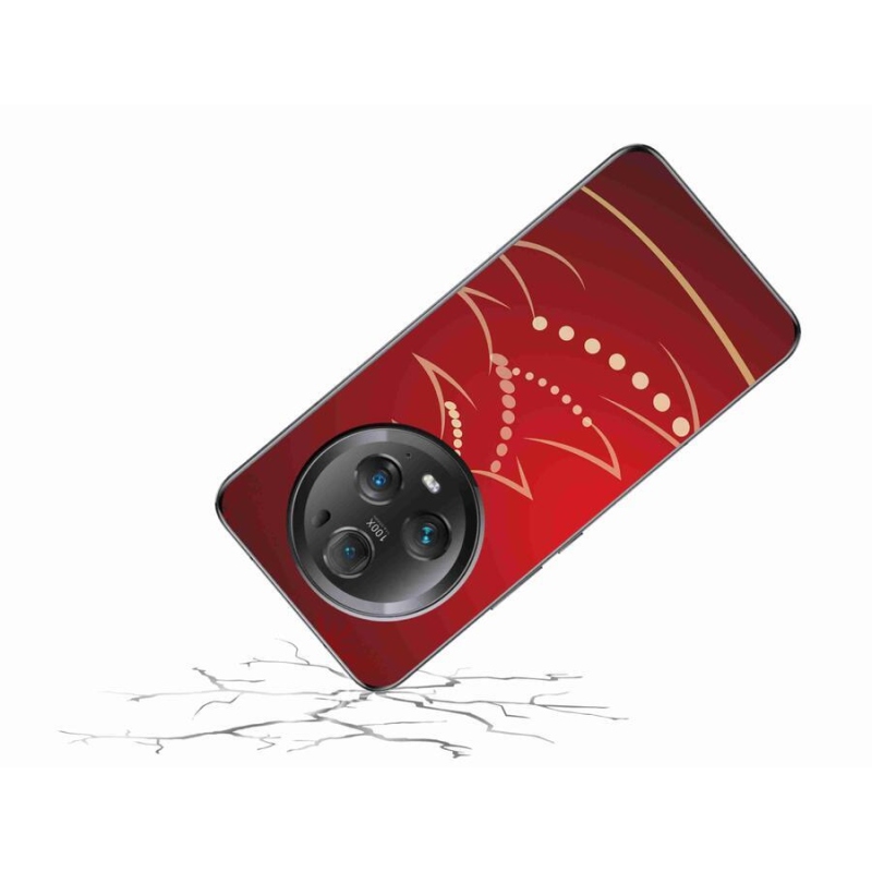 Gél borító mmCase a Honor Magic 5 Pro 5G számára - karácsonyfa karikatúra