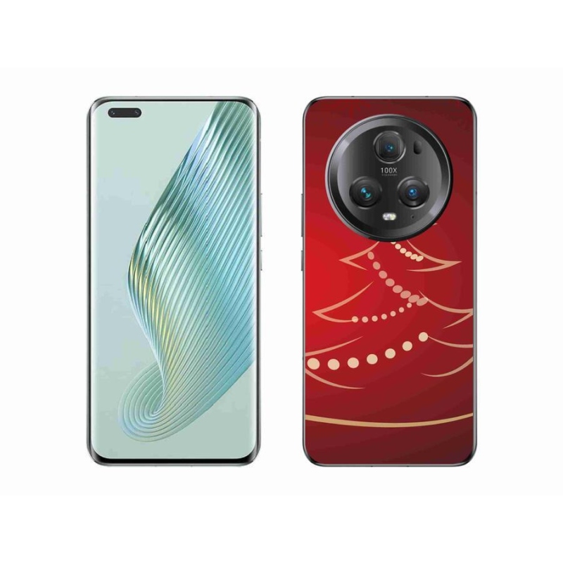Gél borító mmCase a Honor Magic 5 Pro 5G számára - karácsonyfa karikatúra