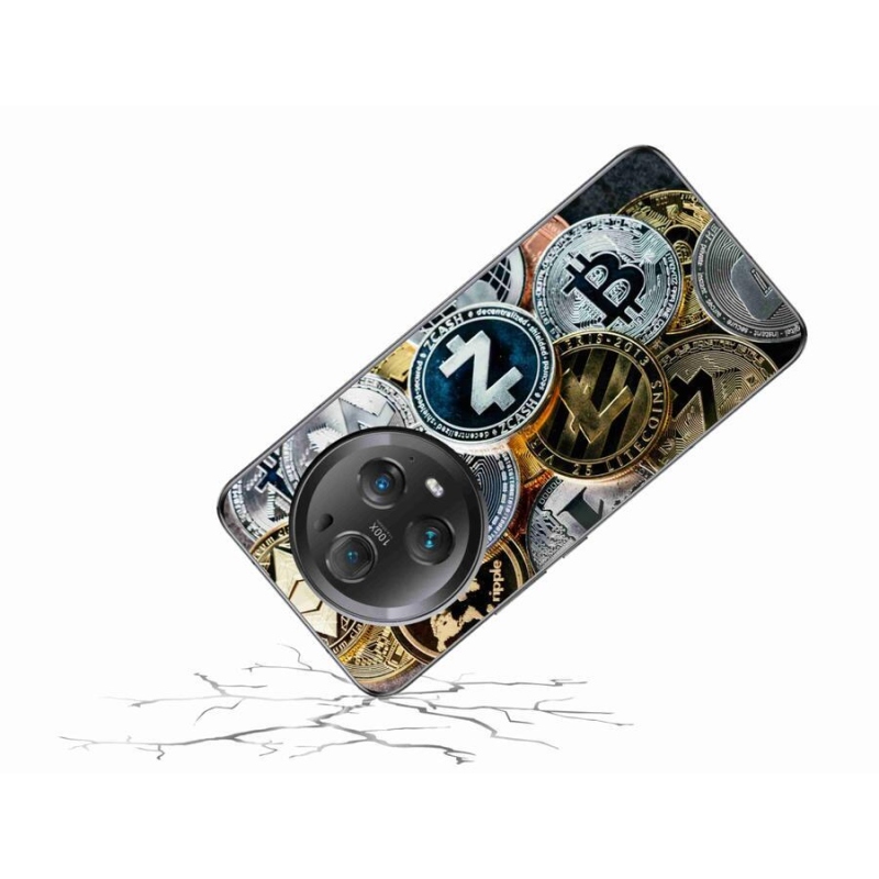 Gél borítás mmCase a Honor Magic 5 Pro 5G számára - kriptovaluták
