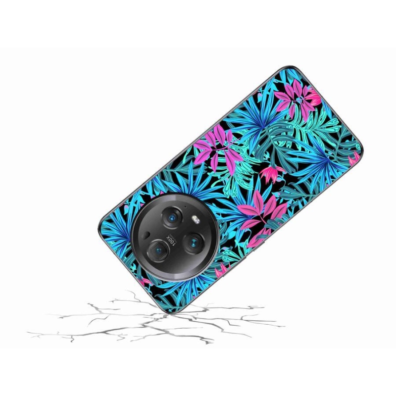 Zselés borítás mmCase a Honor Magic 5 Pro 5G számára - virágok 3