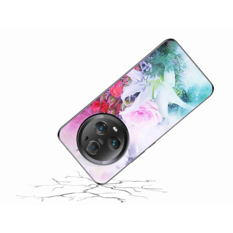 Gél borítás mmCase a Honor Magic 5 Pro 5G számára - virágok 4