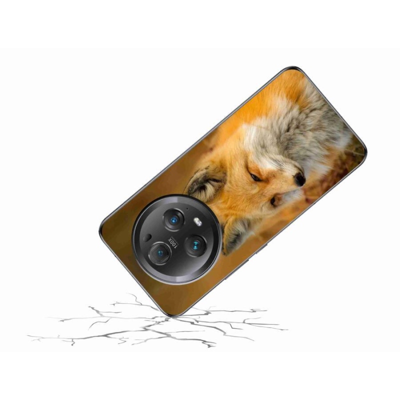 Zselés borítás mmCase a Honor Magic 5 Pro 5G készülékhez - róka