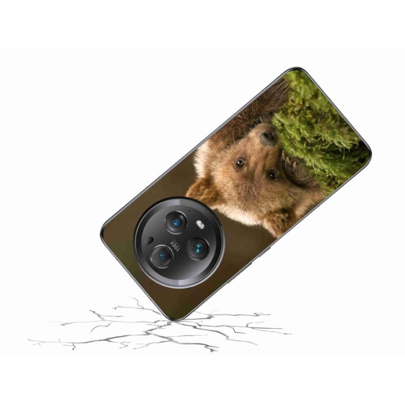Zselés borítás mmCase a Honor Magic 5 Pro 5G számára - medve