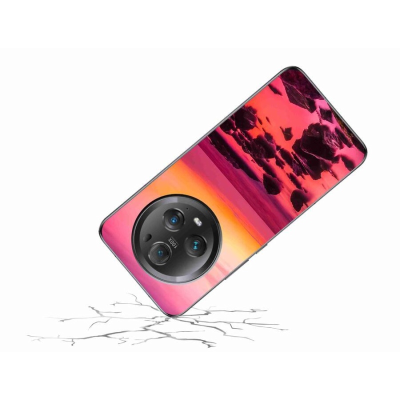 Zselés borítás mmCase a Honor Magic 5 Pro 5G számára - tenger és ragyogás