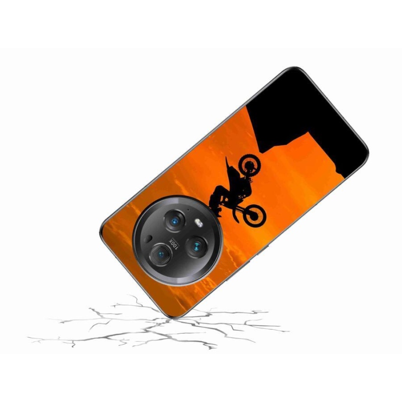 Zselés borítás mmCase a Honor Magic 5 Pro 5G számára - motocross