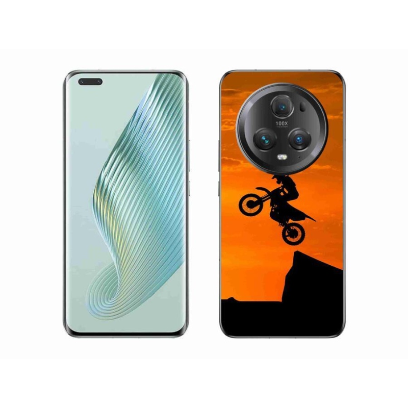 Zselés borítás mmCase a Honor Magic 5 Pro 5G számára - motocross