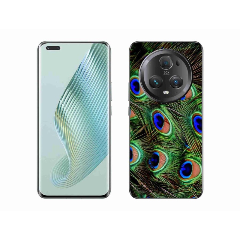 Zselés borítás mmCase a Honor Magic 5 Pro 5G készülékhez - pávatoll