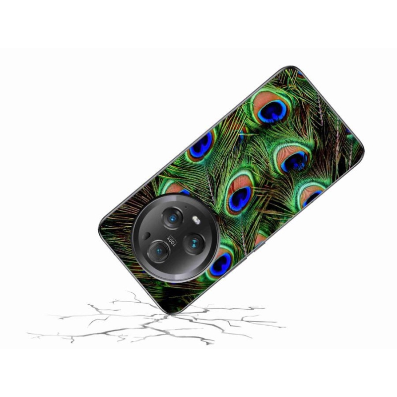 Zselés borítás mmCase a Honor Magic 5 Pro 5G készülékhez - pávatoll