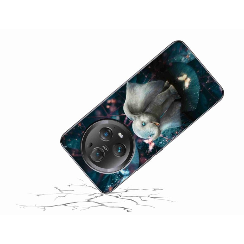 Gél borítás mmCase a Honor Magic 5 Pro 5G készülékhez - aranyos elefánt