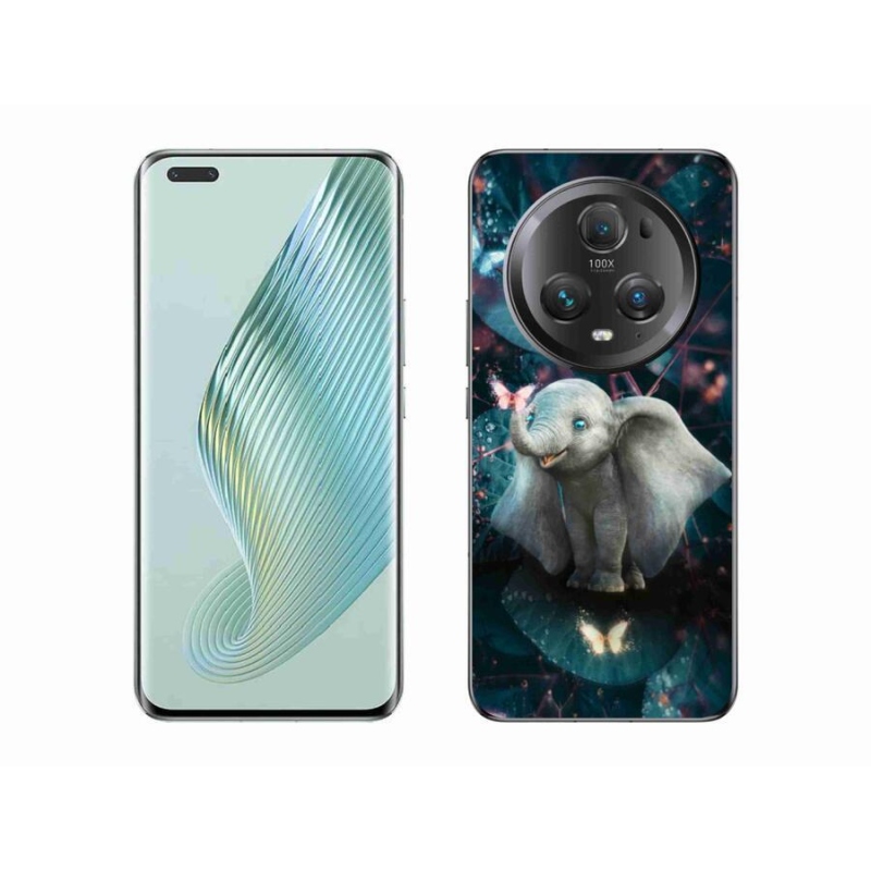 Gél borítás mmCase a Honor Magic 5 Pro 5G készülékhez - aranyos elefánt