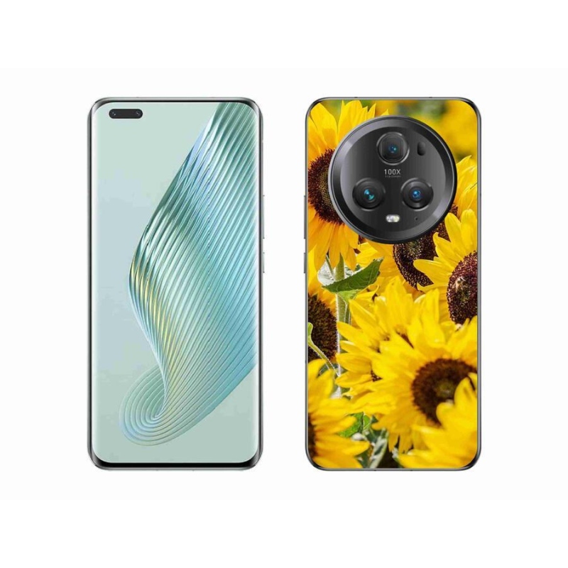 Zselés borítás mmCase a Honor Magic 5 Pro 5G készülékhez - Napraforgó