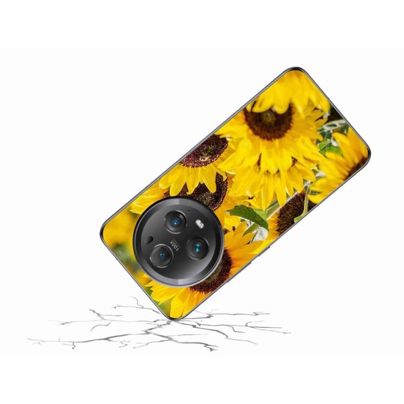 Zselés borítás mmCase a Honor Magic 5 Pro 5G készülékhez - Napraforgó