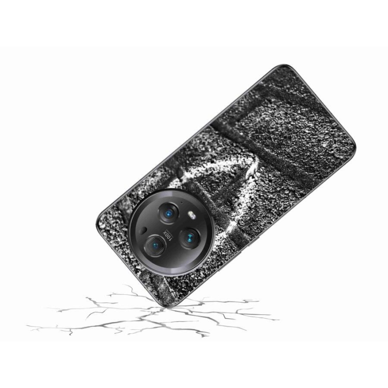 Zselés borítás mmCase a Honor Magic 5 Pro 5G számára - szív a falon