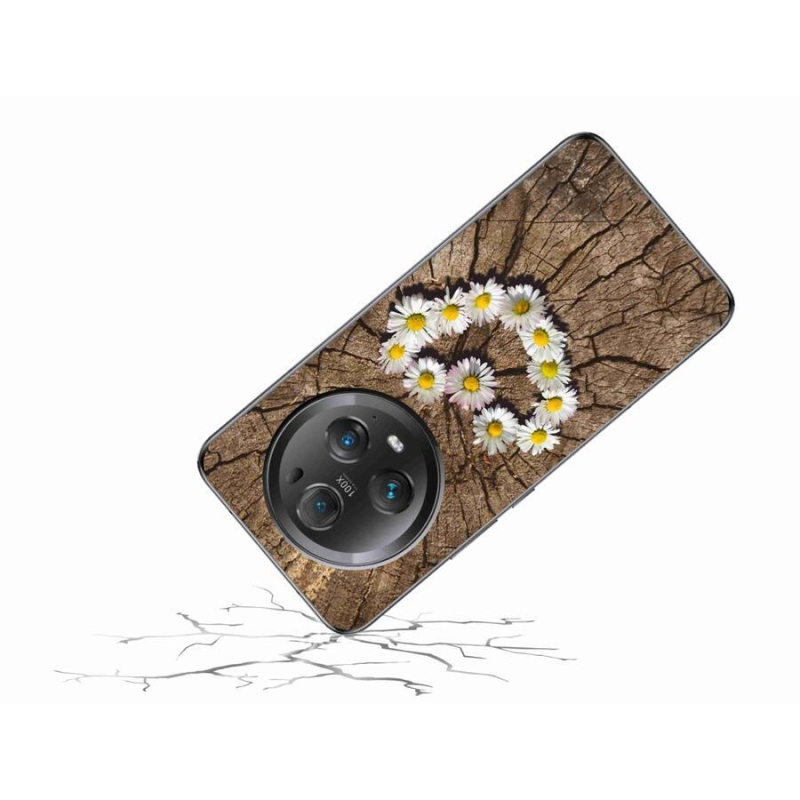 Zselés borítás mmCase a Honor Magic 5 Pro 5G készülékhez - százszorszépek szíve