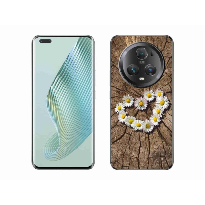 Zselés borítás mmCase a Honor Magic 5 Pro 5G készülékhez - százszorszépek szíve