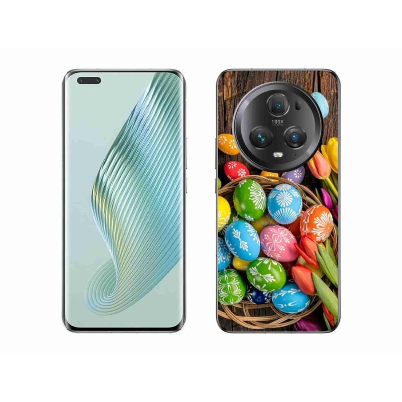 Gél borítás mmCase a Honor Magic 5 Pro 5G számára - Húsvéti tojások