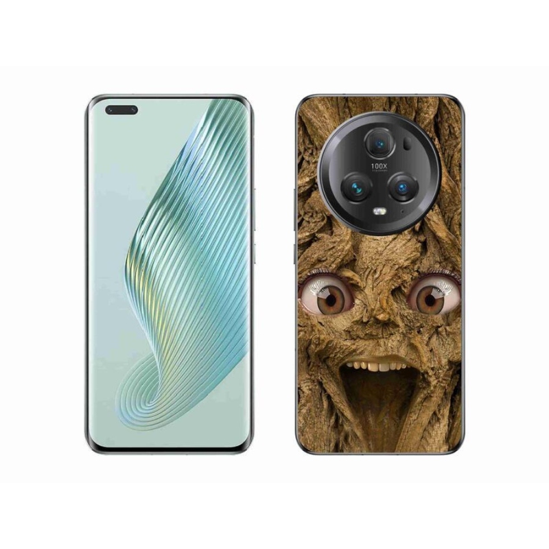 Gél borító mmCase a Honor Magic 5 Pro 5G számára - boldog fa szemekkel