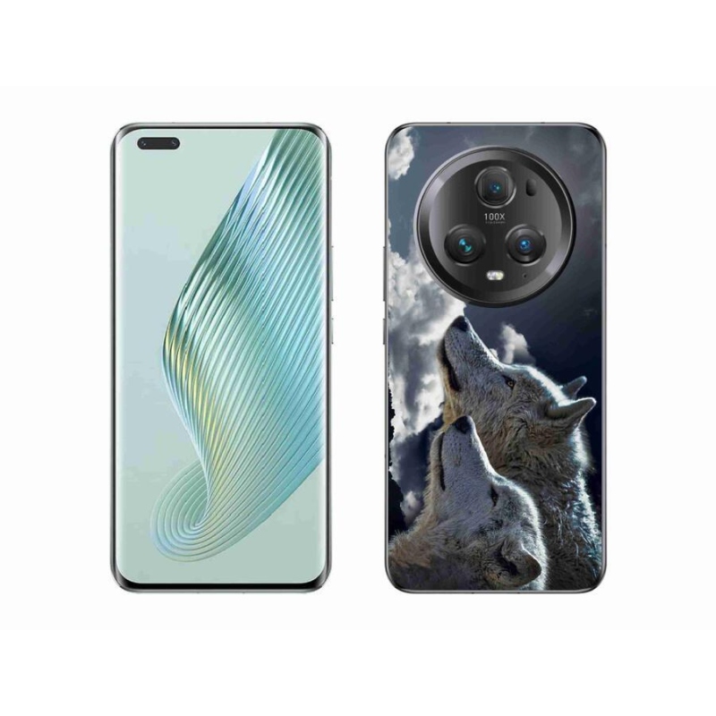 Gél borítás mmCase a Honor Magic 5 Pro 5G készülékhez - farkasok