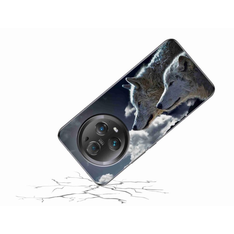 Gél borítás mmCase a Honor Magic 5 Pro 5G készülékhez - farkasok