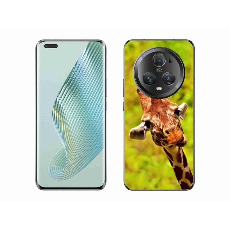 Zselés borítás mmCase a Honor Magic 5 Pro 5G készülékhez - zsiráf