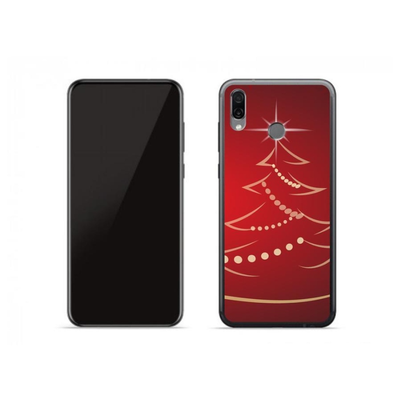 Gél borító mmCase a Honor Play-hez - karácsonyfa karikatúra