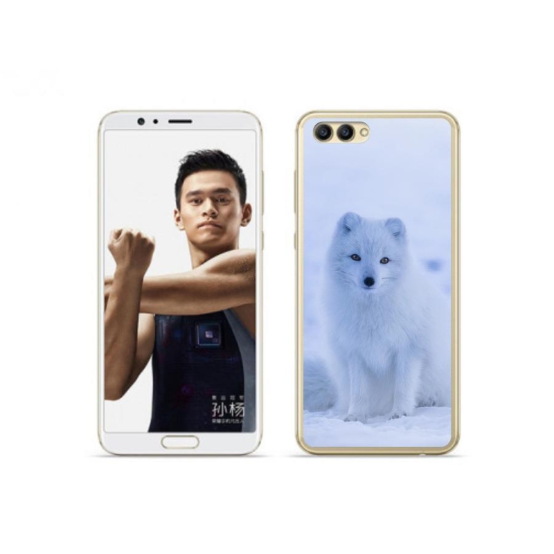 Zselés borítás mmCase a Honor View 10 készülékhez - polár róka