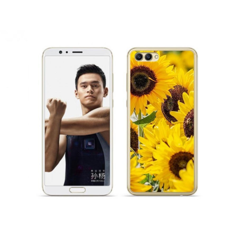 Gél borítás mmCase a Honor View 10 készülékhez - Napraforgó