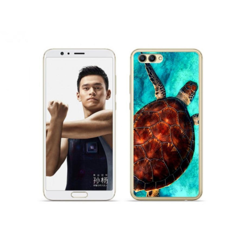 Gél borítás mmCase a Honor View 10 készülékhez - teknősbéka