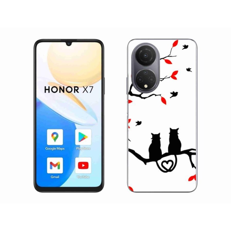 Gél borítás mmCase a Honor X7-hez - macskaszerelem