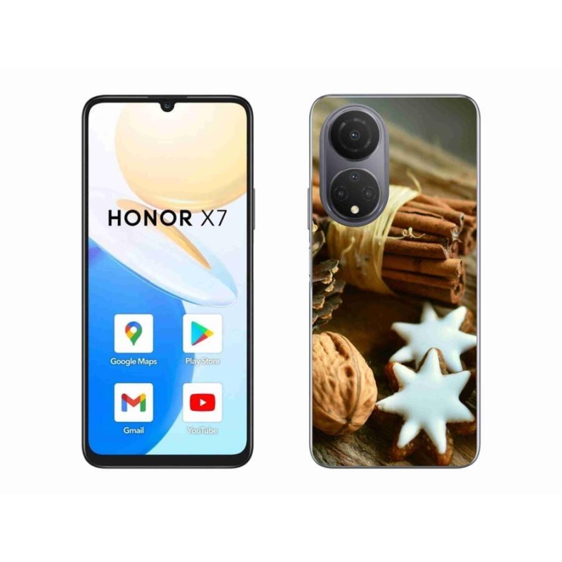 Gél borítás mmCase a Honor X7-hez - fahéj és mézeskalács
