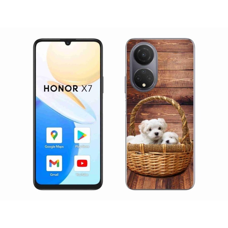 Zselés borítás mmCase a Honor X7-hez - kölyökkutyák