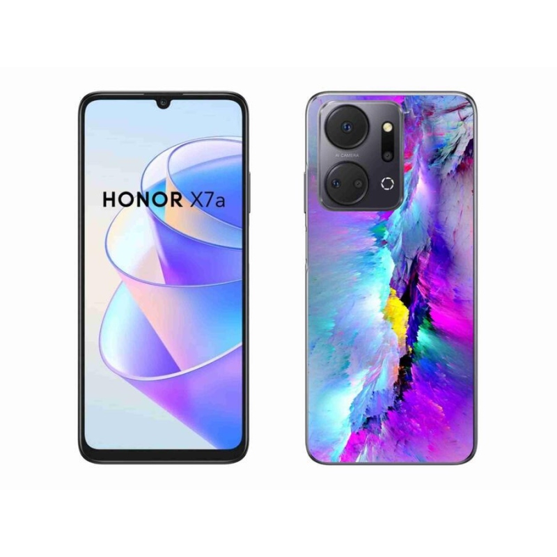 Zselés borítás mmCase a Honor X7a számára - absztrakt