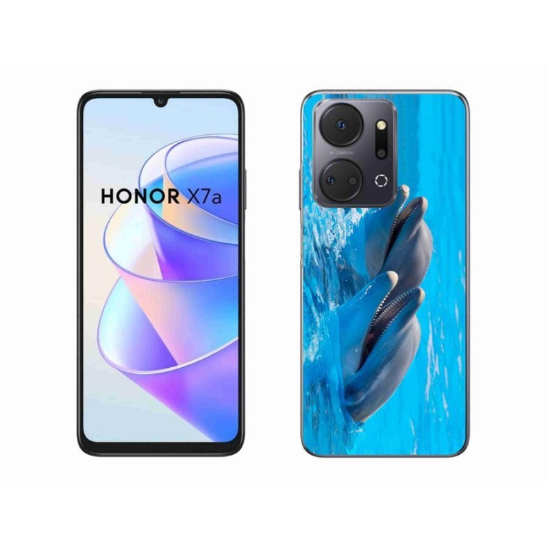 Zselés borítás mmCase a Honor X7a készülékhez - delfinek