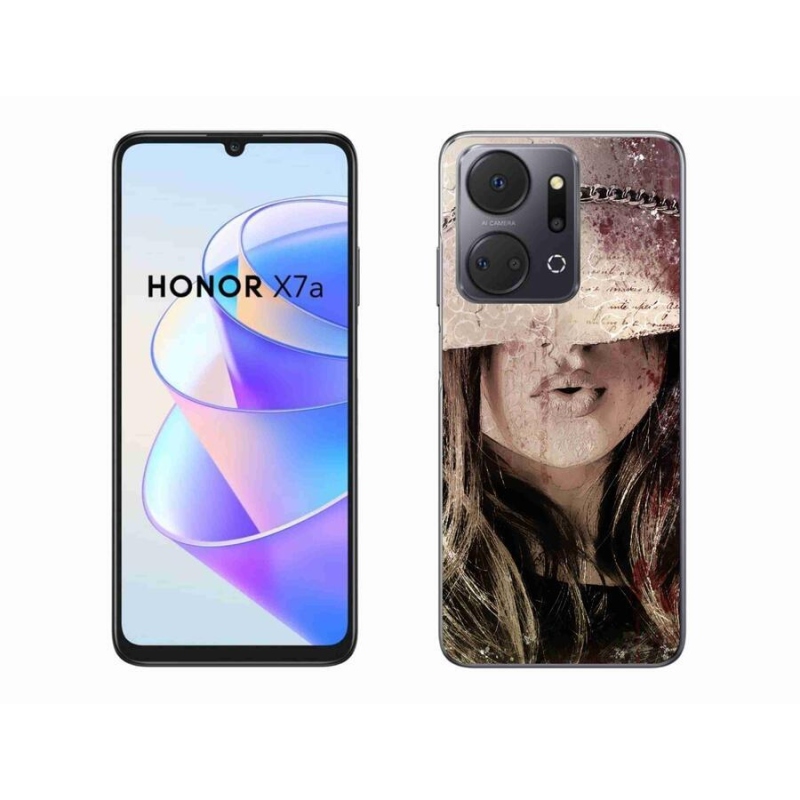 Zselés borítás mmCase a Honor X7a számára - lány