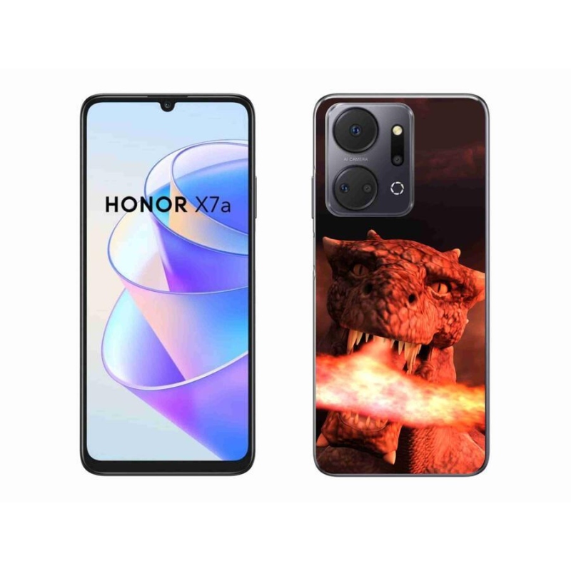 Zselés borítás mmCase a Honor X7a készülékhez - sárkány