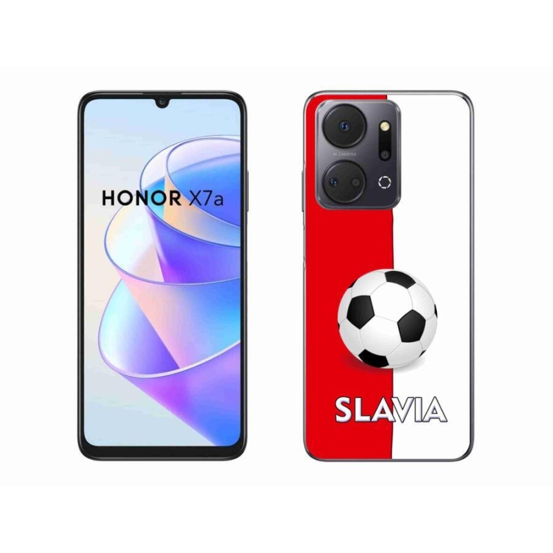 Zselés borítás mmCase a Honor X7a számára - futball 2