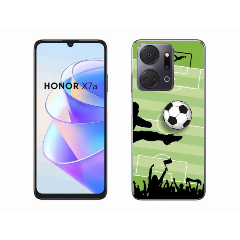 Zselés borítás mmCase a Honor X7a számára - futball 3