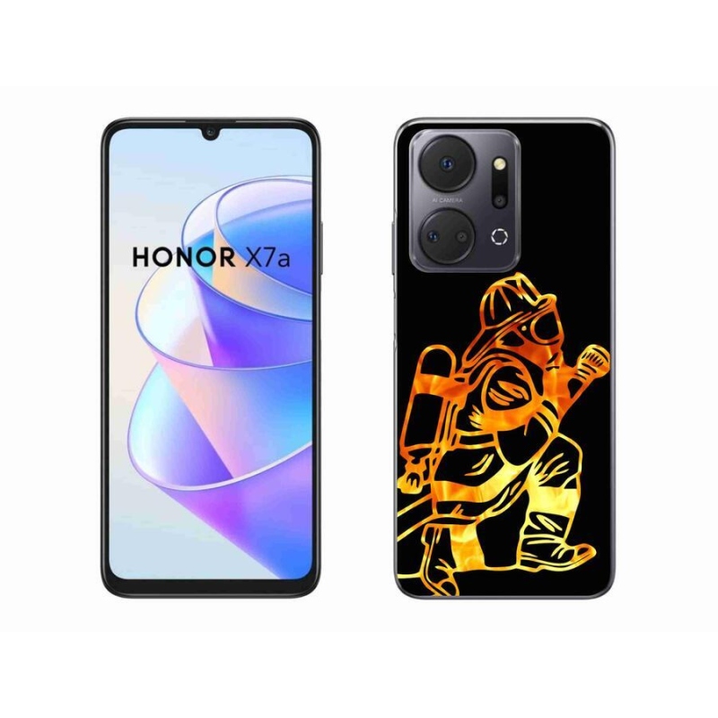 Gél borítás mmCase a Honor X7a számára - tűzoltó 1