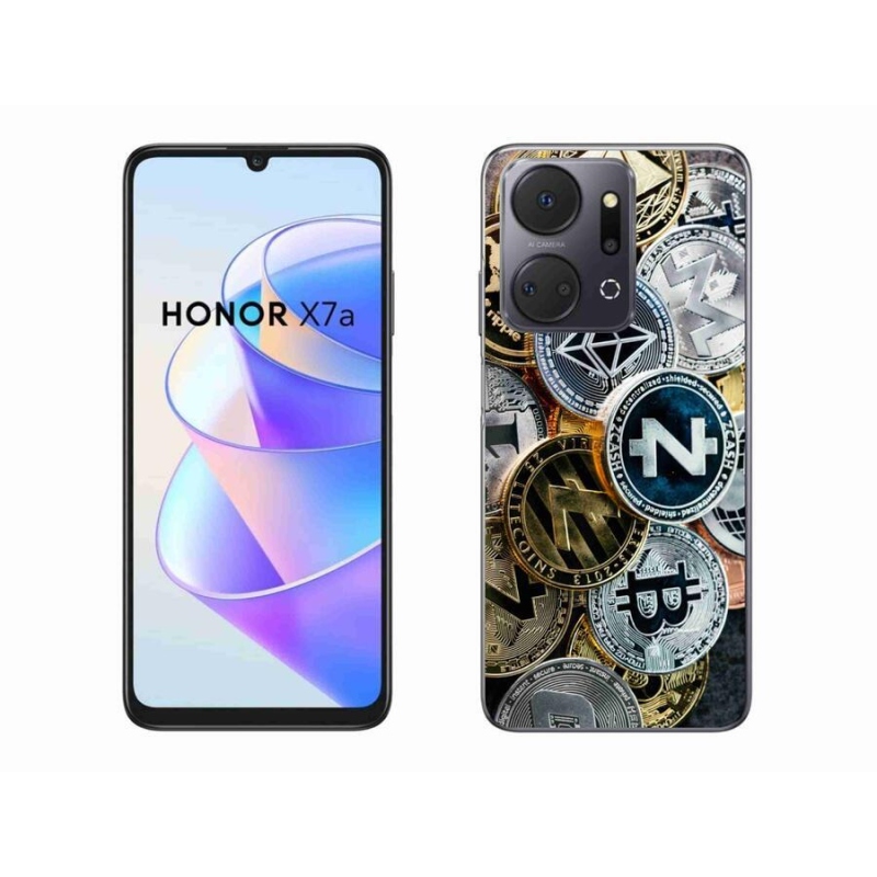Gél borítás mmCase a Honor X7a számára - kriptovaluták