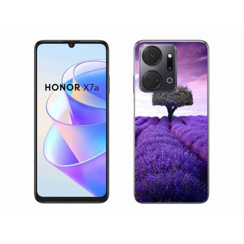 Zselés borítás mmCase a Honor X7a készülékhez - levendula rét