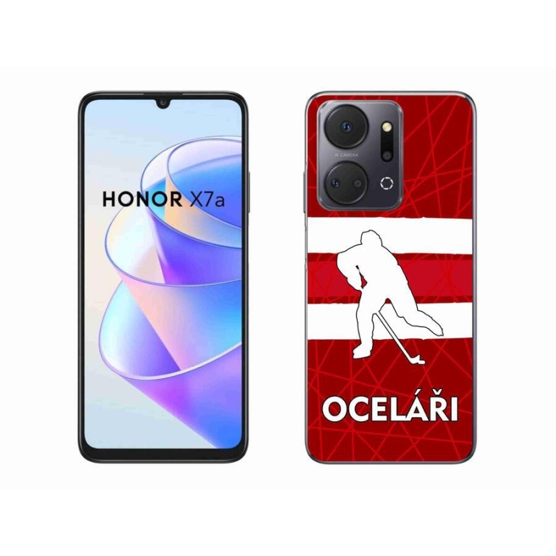 Zselés borítás mmCase a Honor X7a számára - Acélszínűek
