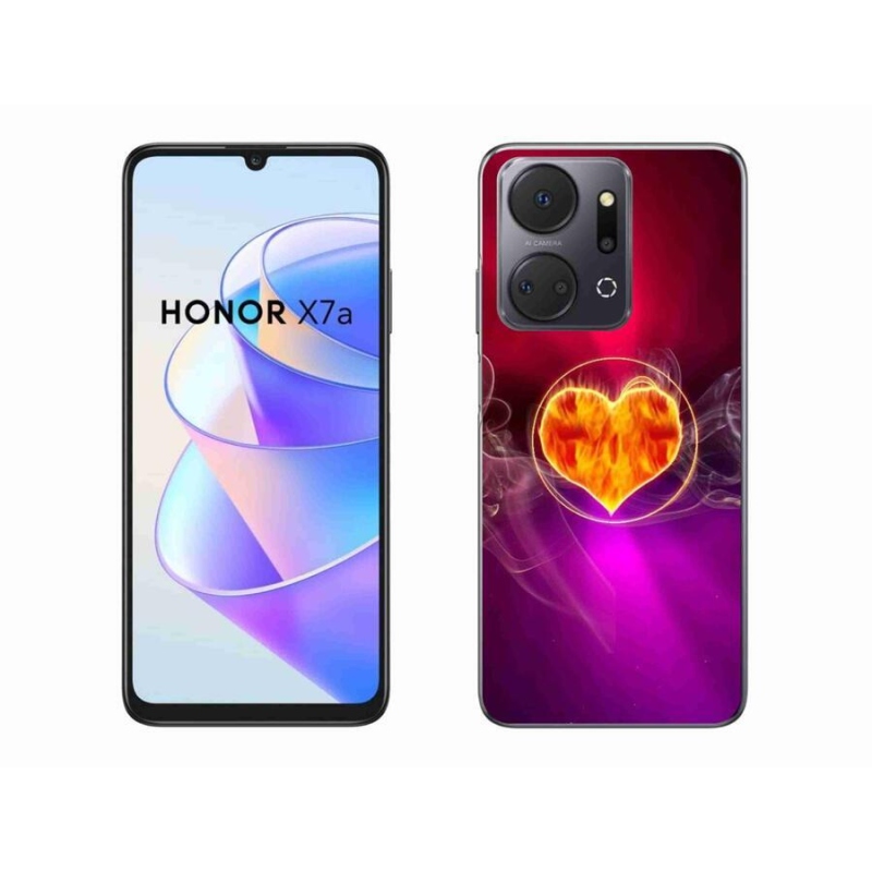 Gél borítás mmCase a Honor X7a készülékhez - tüzes szív